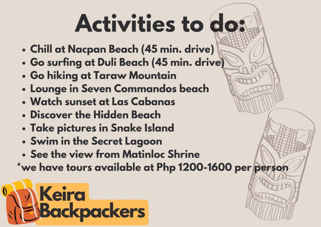 Keira Backpackers Hotel El Nido Exterior foto